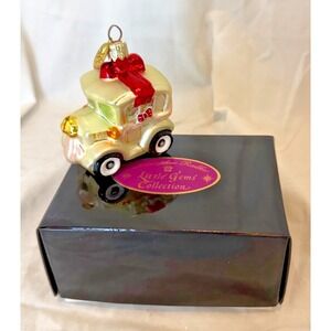 Christopher Radko 1999 June Buggy Gem Christmas Ornament 99-932-0 Just Married